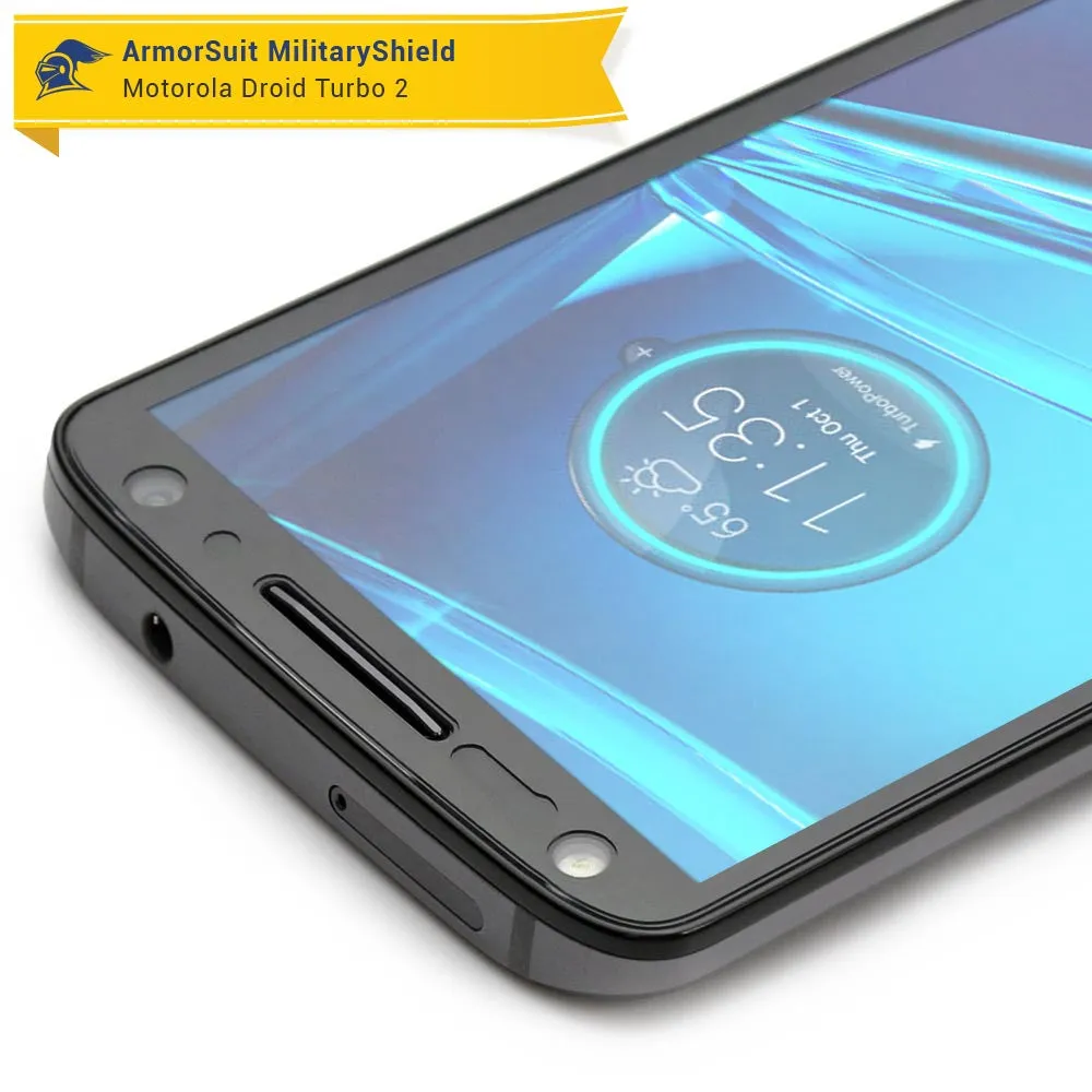 [2 Pack] Motorola Droid Turbo 2 Anti-Glare (Matte) Screen Protector