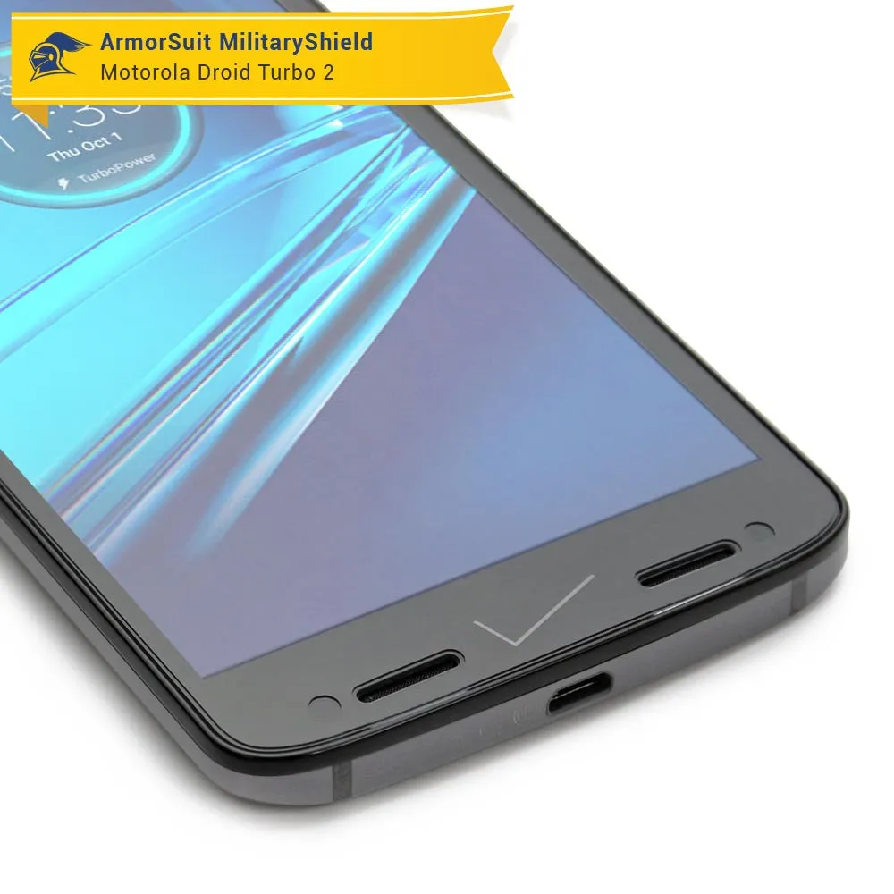 [2 Pack] Motorola Droid Turbo 2 Anti-Glare (Matte) Screen Protector
