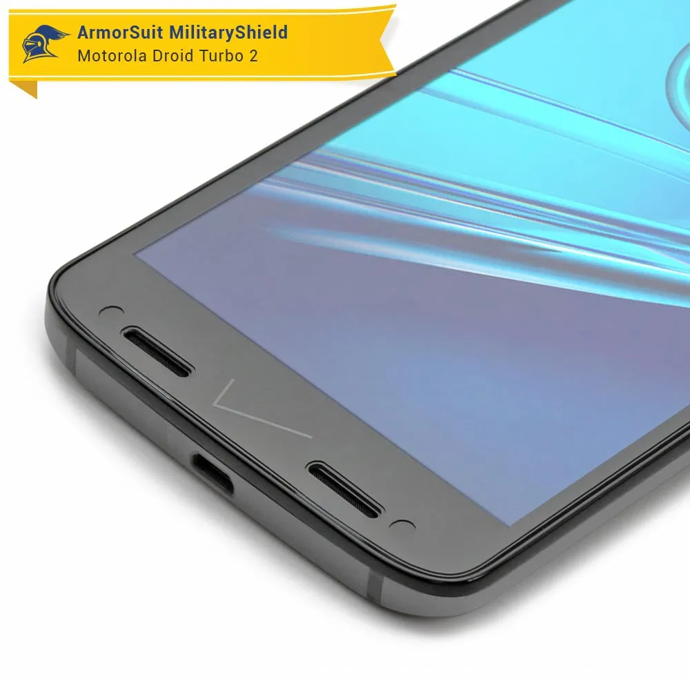 [2 Pack] Motorola Droid Turbo 2 Anti-Glare (Matte) Screen Protector