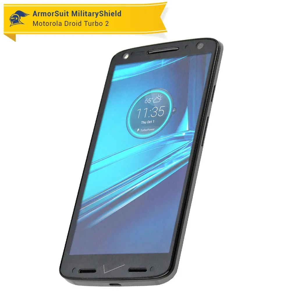 [2 Pack] Motorola Droid Turbo 2 Anti-Glare (Matte) Screen Protector