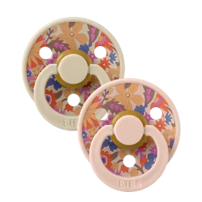 BIBS x LIBERTY Pacifier 2 Pack June Blossom - Blush Mix
