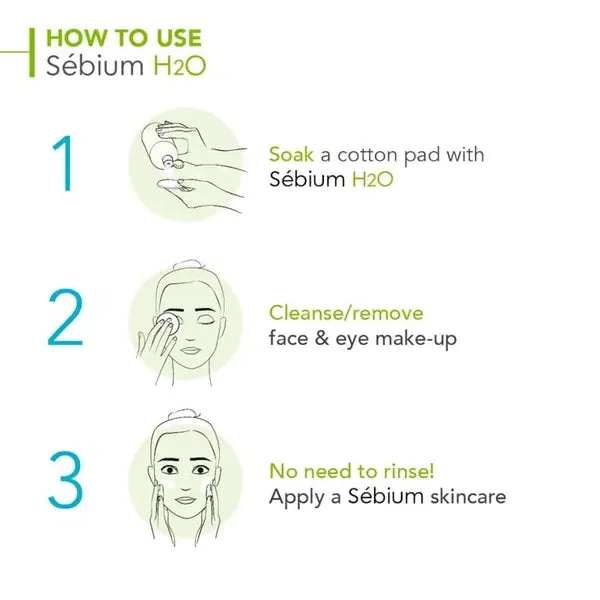 Bioderma Sebium H2O Purifying Micellar Cleansing Water 500ml