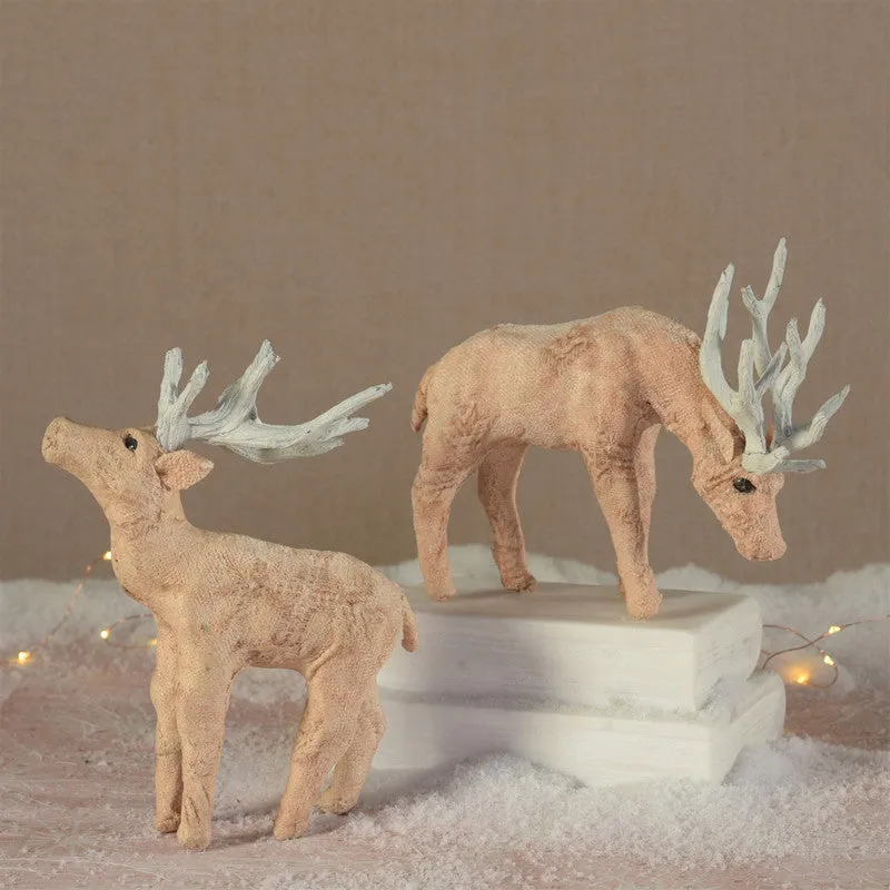 Blush Stag Grazing - Petite - Stonewashed Pink