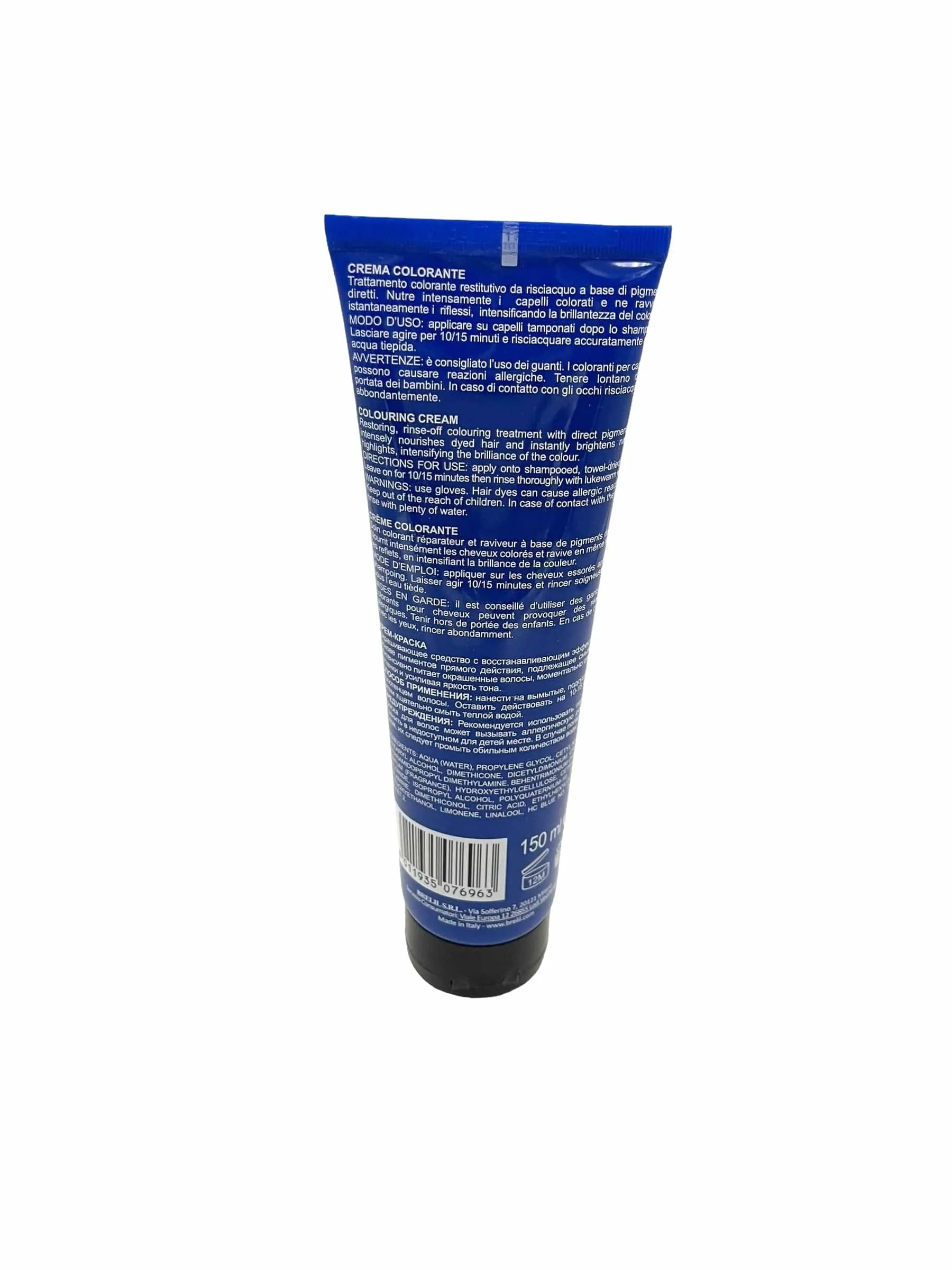 Brelil CC Color Cream Hair Mask No Ammonia, No peroxide 5.07 oz