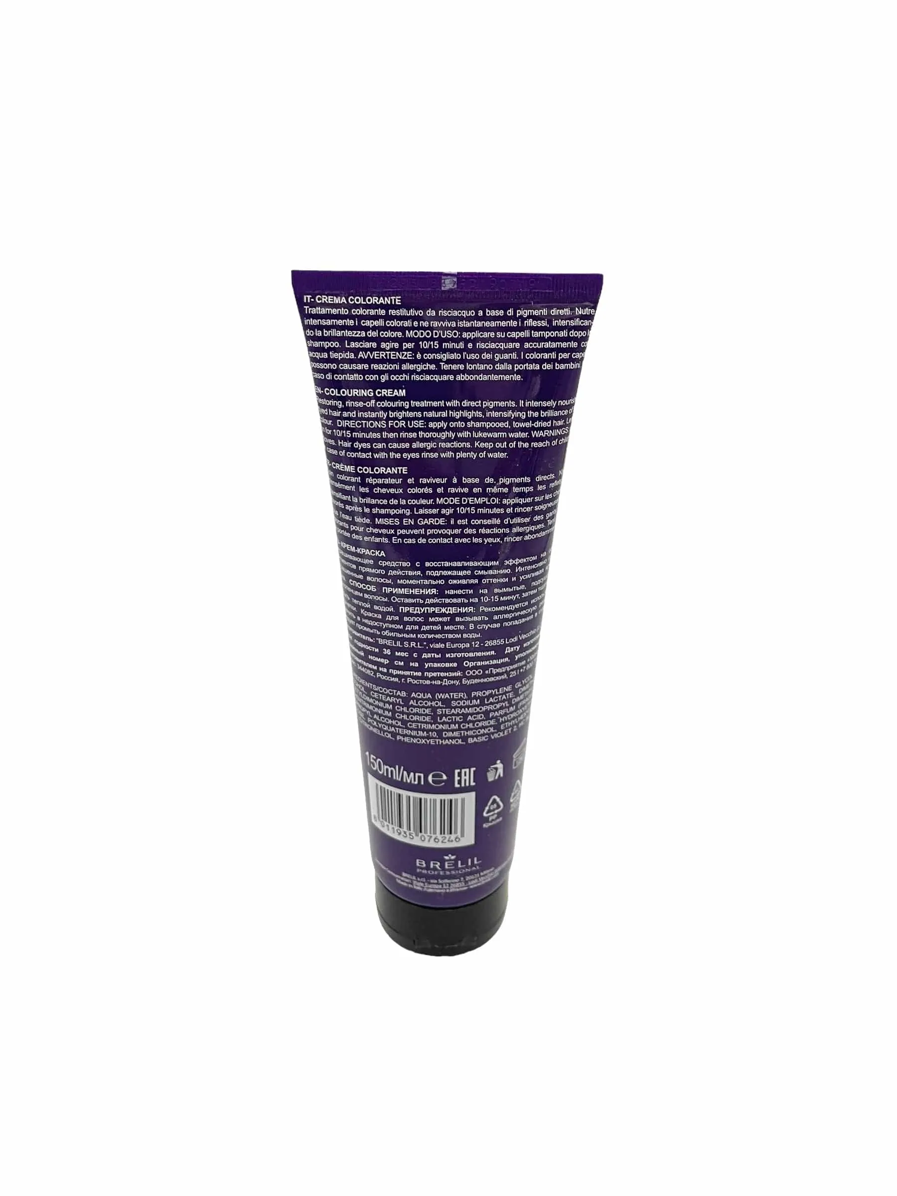 Brelil CC Color Cream Hair Mask No Ammonia, No peroxide 5.07 oz