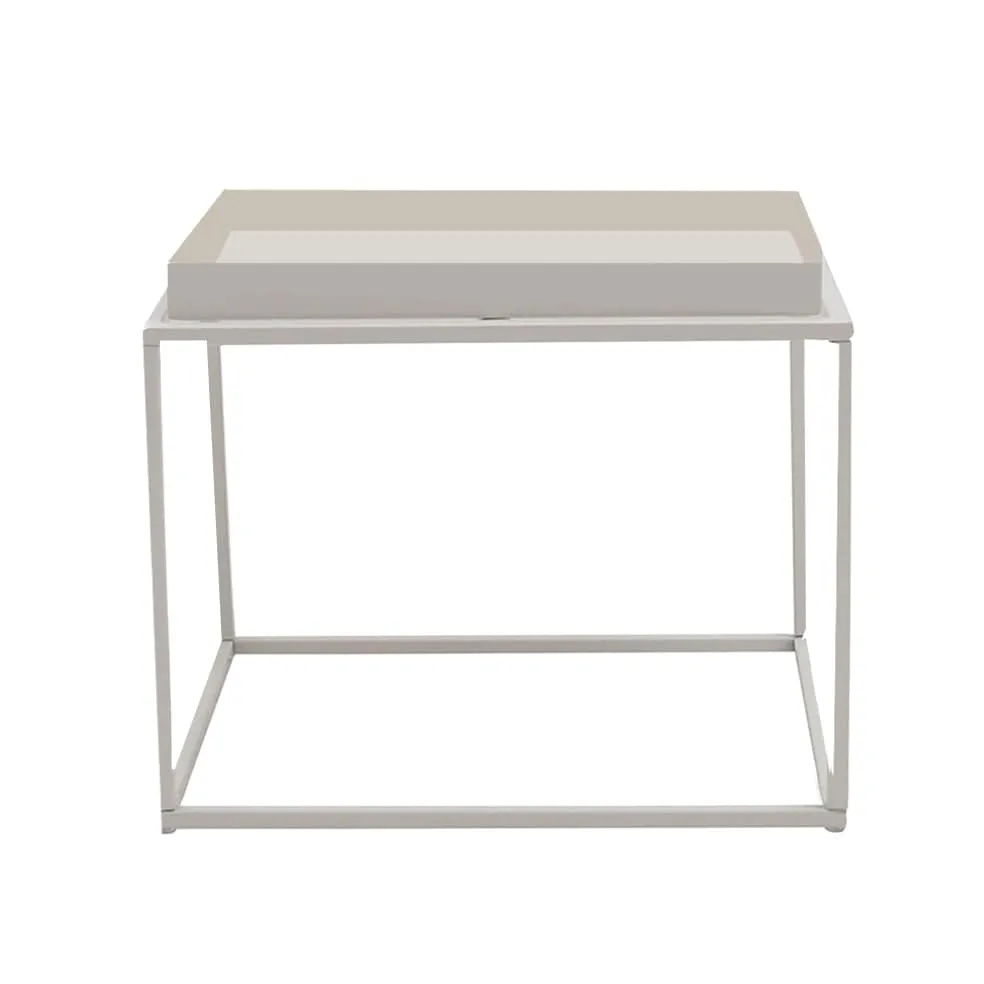 Cube High Side Table - Metal