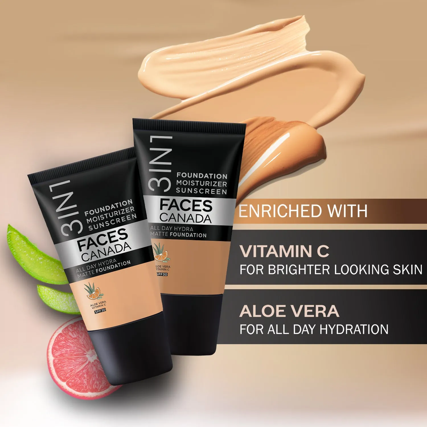 FC All Day Hydra Matte Foundation Rose Ivory 011 18ml