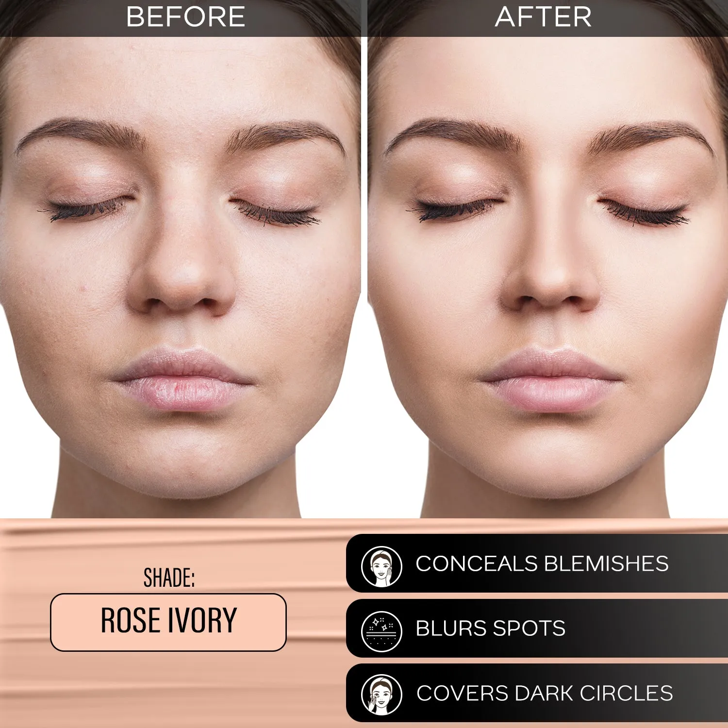 FC All Day Hydra Matte Foundation Rose Ivory 011 18ml