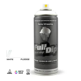 Full Dip Liquid Vinyl Spray Paint 400ml - White