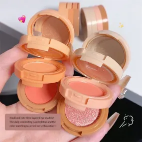 Hudamoji - 3 in 1 Blush & Highlighter Kit