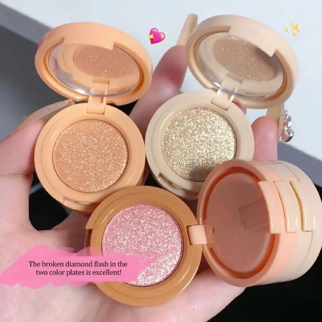 Hudamoji - 3 in 1 Blush & Highlighter Kit