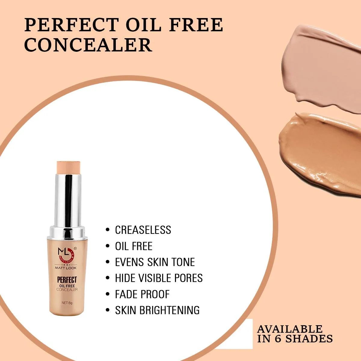 Mattlook Perfect Oil Free Concealer