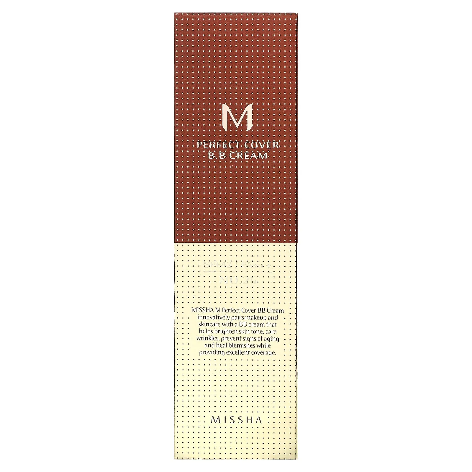 Missha, M Perfect Cover B.B Cream, SPF 42 PA   , No. 25 Warm Beige, 1.7 oz (50 ml)