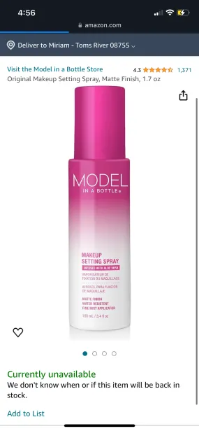 Original Setting Spray