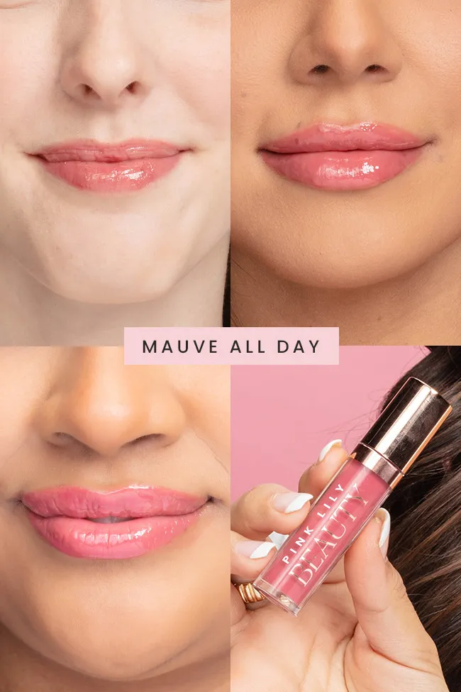 Pink Lily Beauty Blooming Gloss Tinted Lip Oil - Mauve All Day FINAL SALE