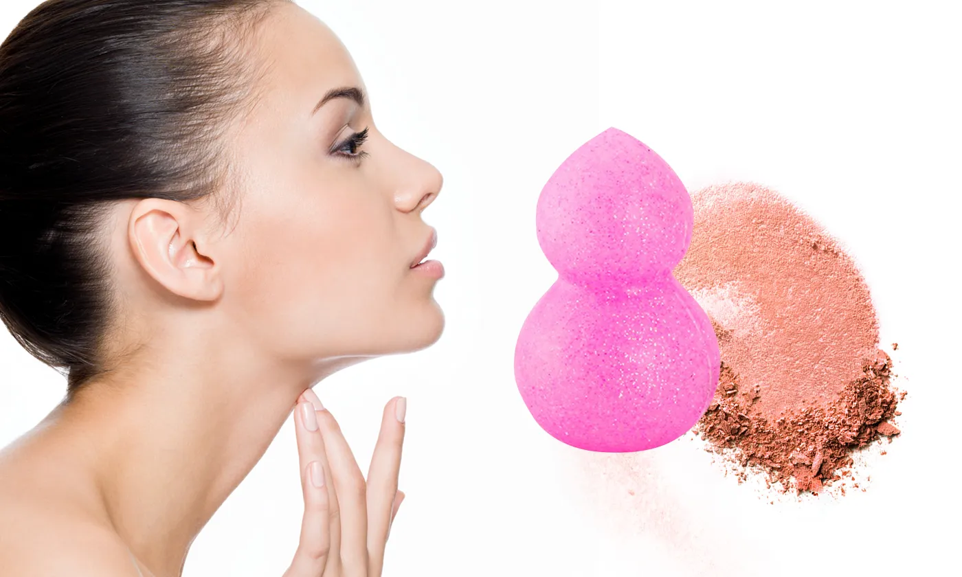 Silicone Glitter Make Up Sponge