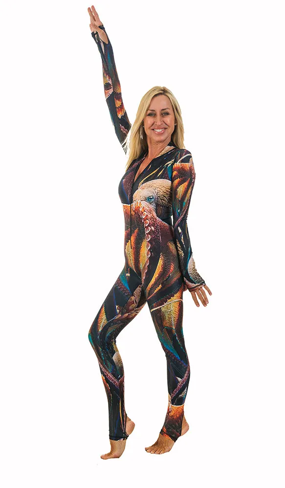 The Kraken - Front Zippered Diveskin (Giant Pacific Octopus)