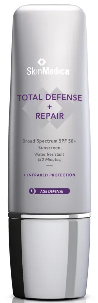 TOTAL DEFENSE   REPAIR Broad Spectrum Sunscreen SPF 50  Sports-Ready Formulation - SkinMedica