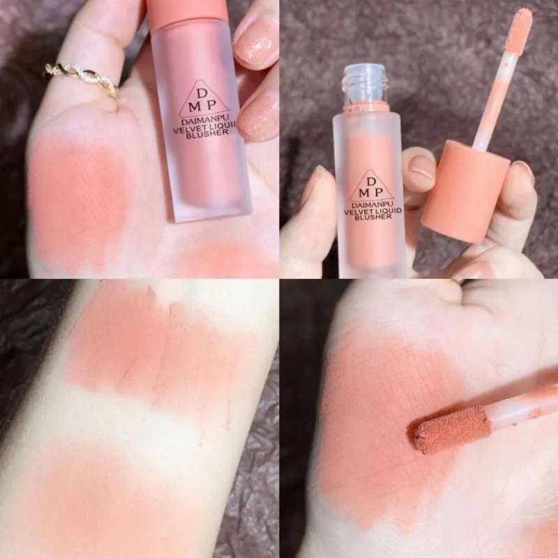 VenusFox Natural Blush Makeup Palette Mineral Powder Red Rouge Lasting Cream Cheek Tint  Face Makeup