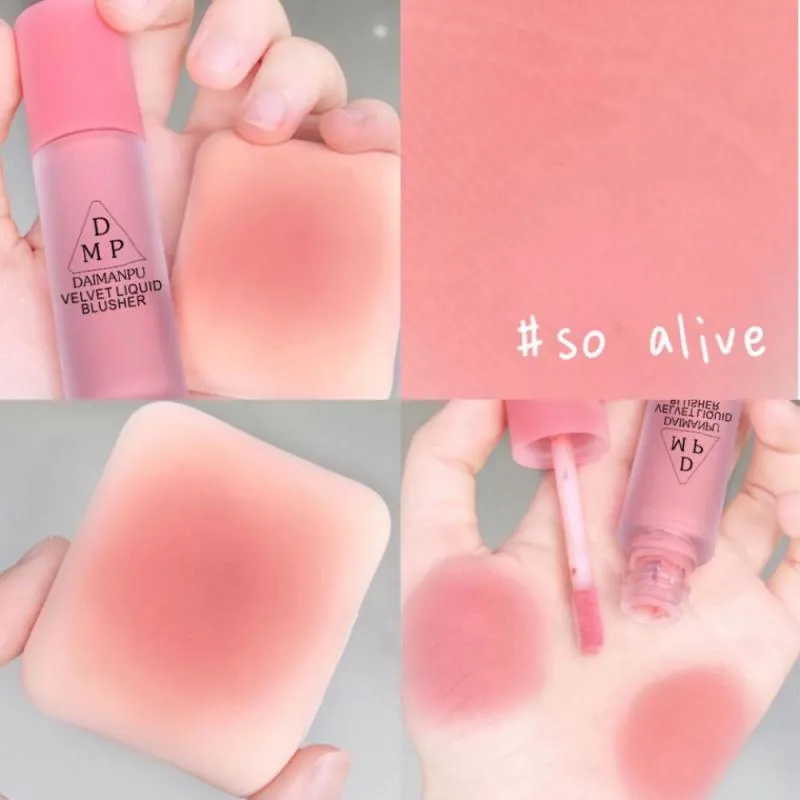VenusFox Natural Blush Makeup Palette Mineral Powder Red Rouge Lasting Cream Cheek Tint  Face Makeup
