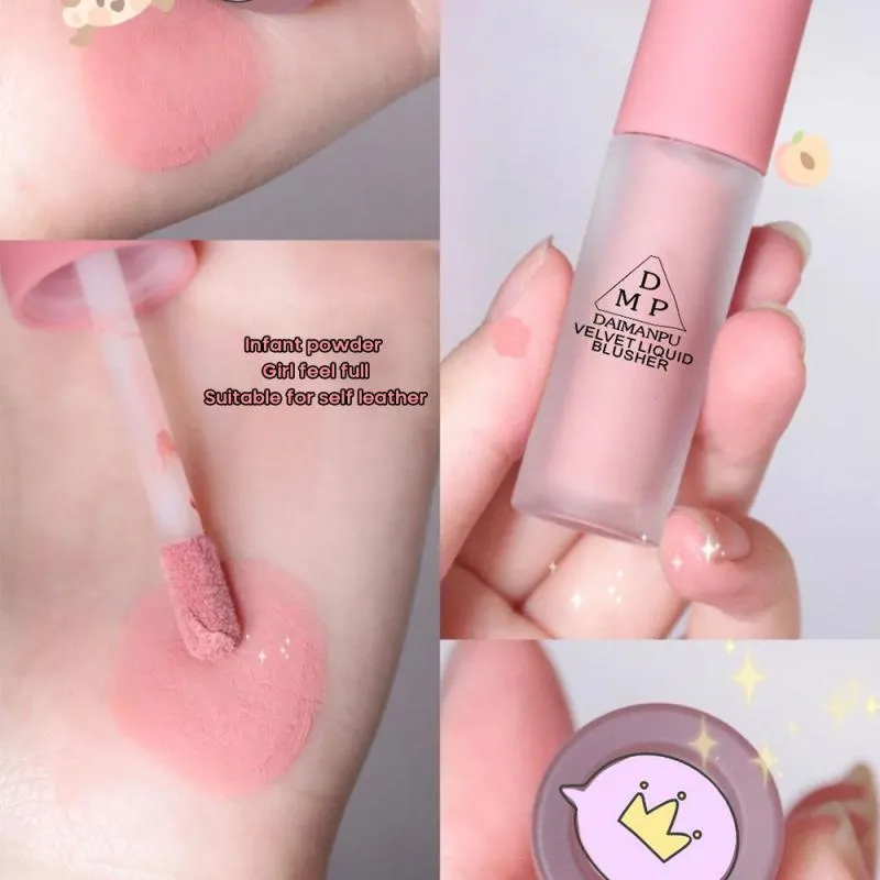 VenusFox Natural Blush Makeup Palette Mineral Powder Red Rouge Lasting Cream Cheek Tint  Face Makeup