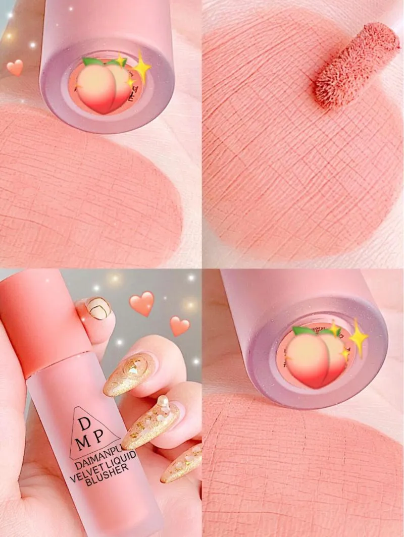 VenusFox Natural Blush Makeup Palette Mineral Powder Red Rouge Lasting Cream Cheek Tint  Face Makeup